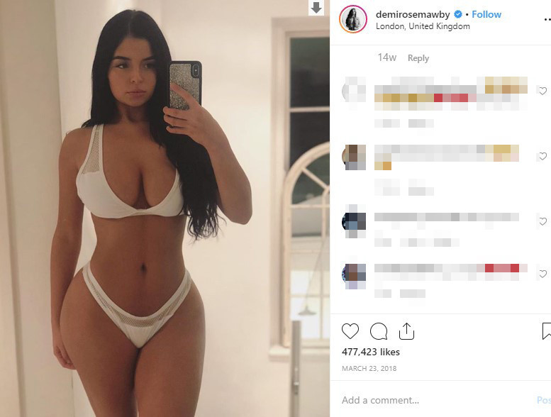 Demi Rose tatile doymadı