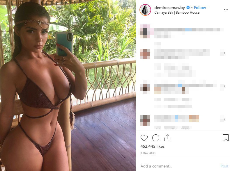 Demi Rose tatile doymadı