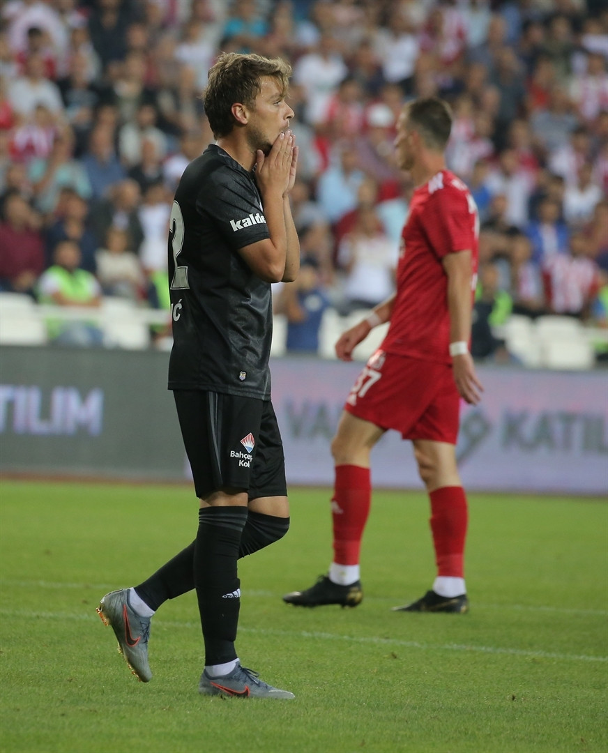 Sivasspor - Beşiktaş maçından görüntüler