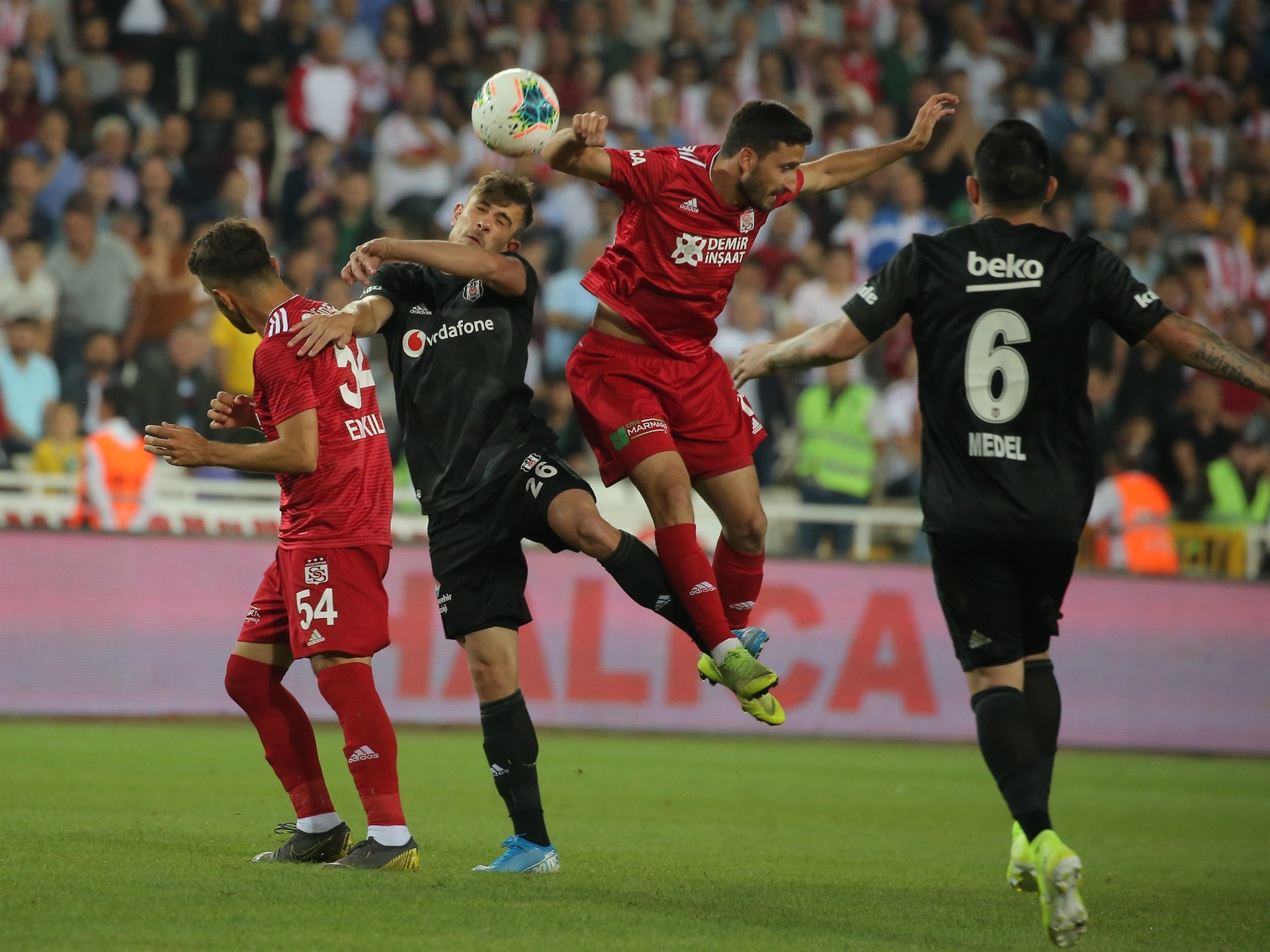 Sivasspor - Beşiktaş maçından görüntüler