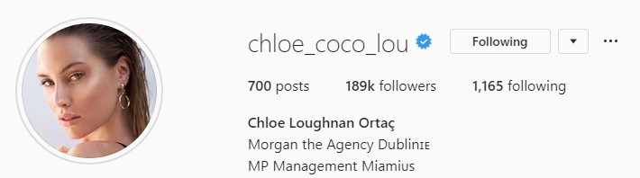 Chloe Loughnan, Ortaçı hayatından çıkardı