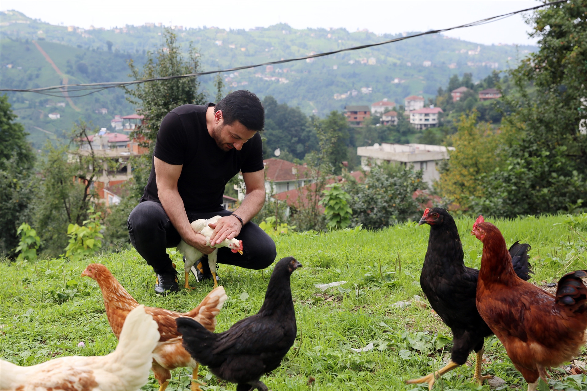 Köyümde huzur buluyorum