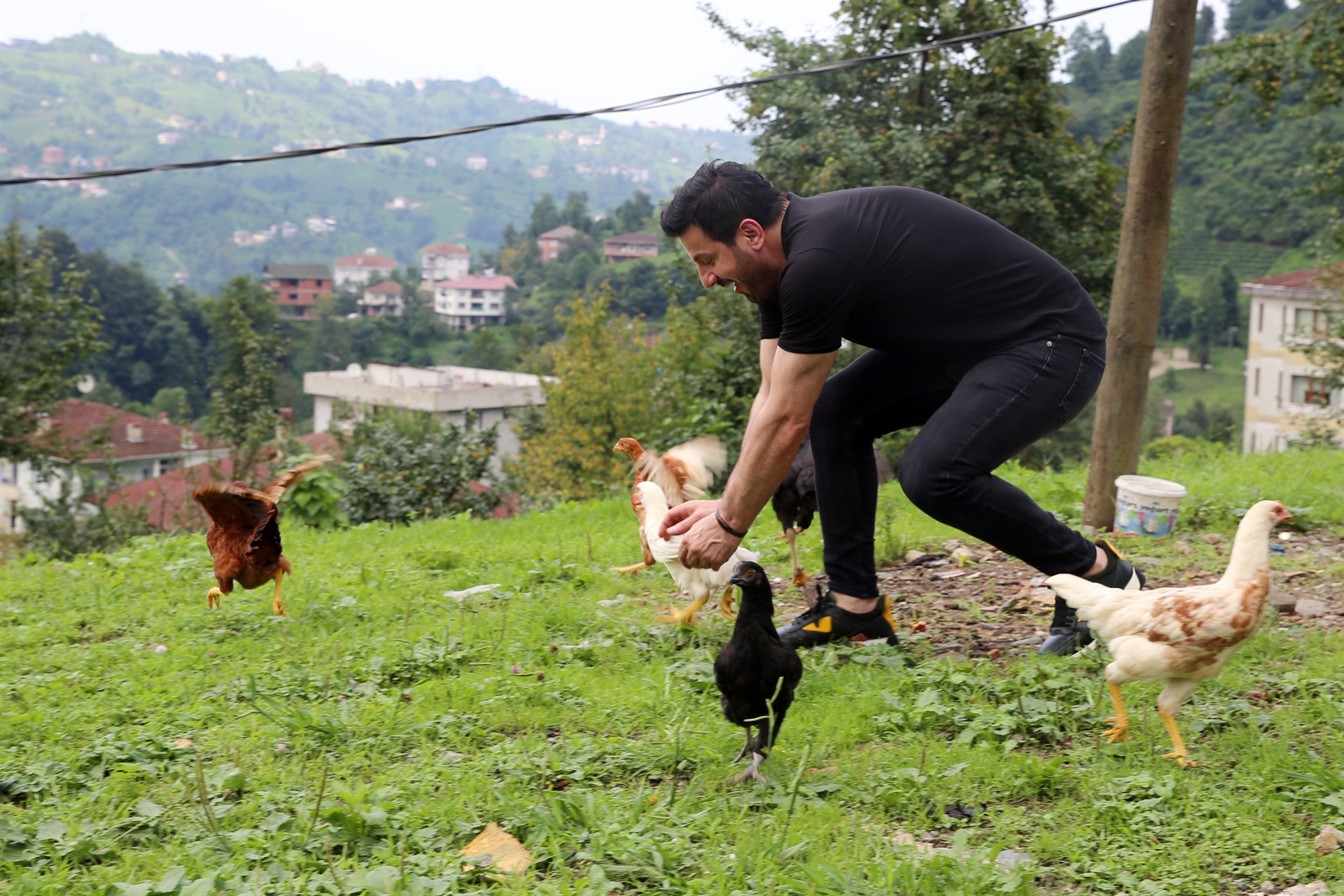 Köyümde huzur buluyorum