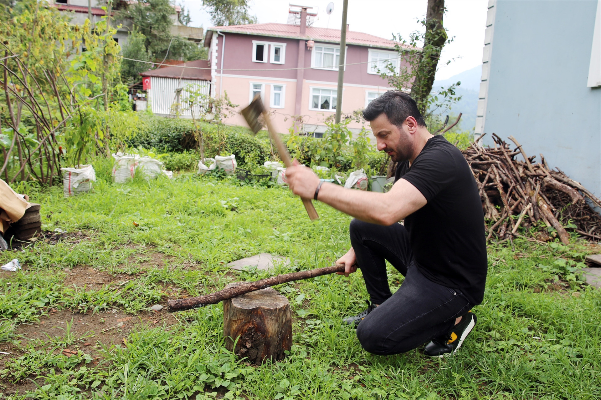 Köyümde huzur buluyorum
