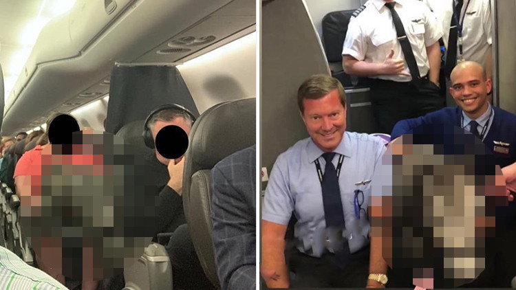 Uçakta büyük sürpriz! Yolcular ve pilot şaşkına döndü