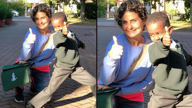 Azur Beyin okulda ilk günü: O da Londrada okuyor