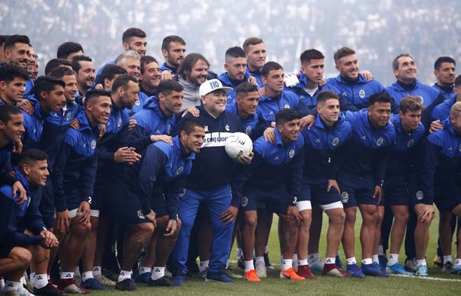 Diego Armando Maradona Arjantini salladı İşte o anlar...