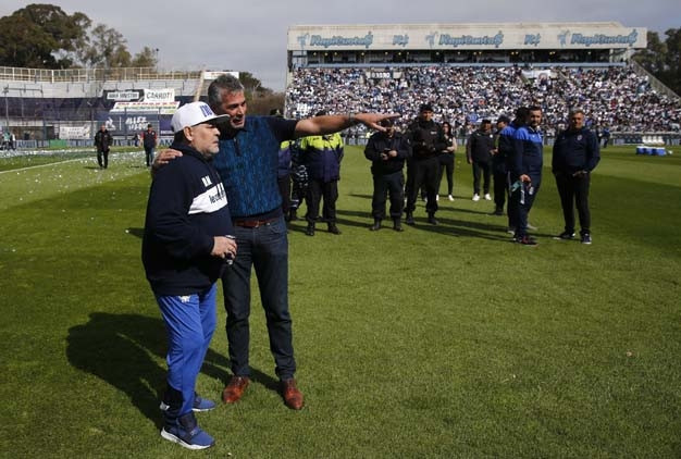 Diego Armando Maradona Arjantini salladı İşte o anlar...