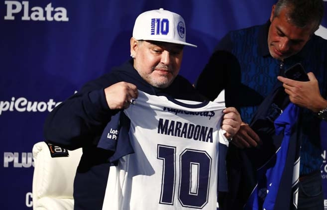 Diego Armando Maradona Arjantini salladı İşte o anlar...