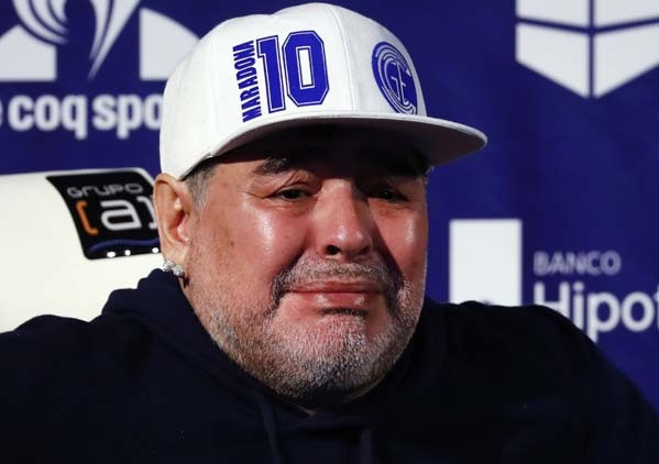 Diego Armando Maradona Arjantini salladı İşte o anlar...