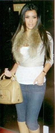 Kim Kardashianın kürk sevdası Kim Kardashianın kürk sevdası