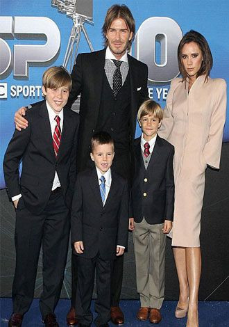 Beckhamların gurur gözyaşları