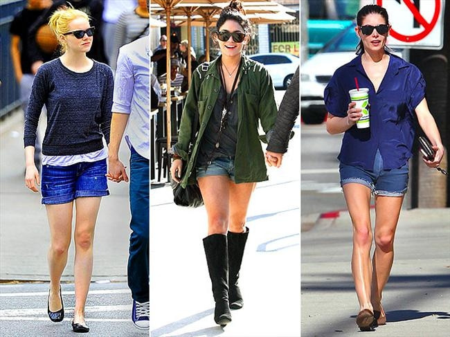 Denim şortlardan ne biz, ne de Hollywood vazgeçebiliyor.Yaz modasının en trendy ürünleri burada