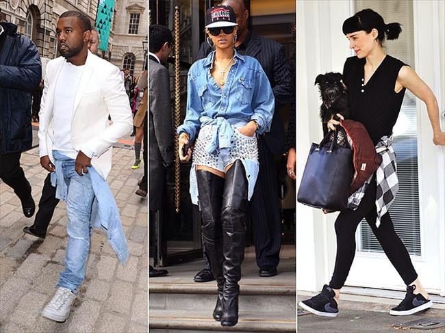Kanye West, Rihanna ve Rooney Mara gömlekler için yeni bir kullanım alanı keşfettiler: kalçaya bağlamak.Yaz modasının en trendy ürünleri burada