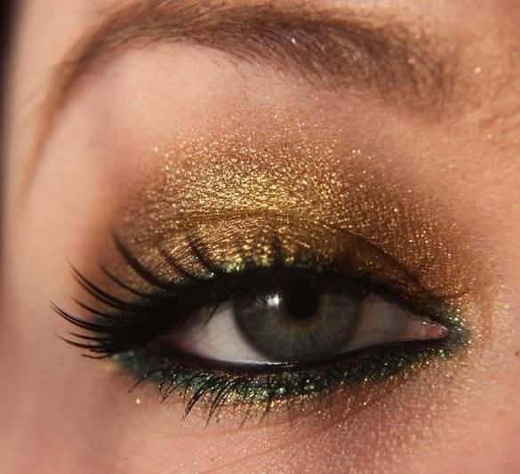 Işıltılı göz makyajı nasıl yapılır