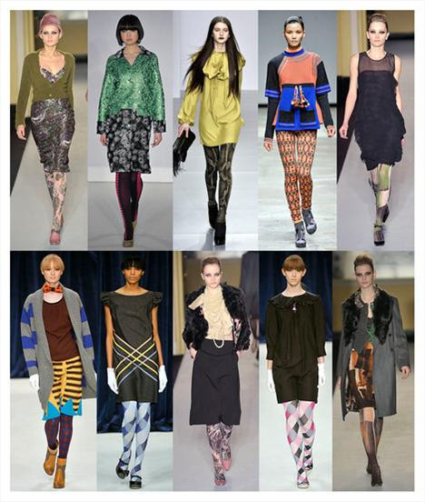 Desenli ve renkli bacaklar heyecanlandırıyor