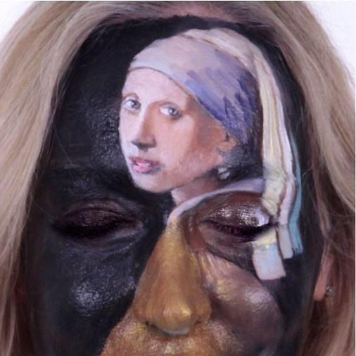 Makyaj Sanatçısı Ünlü Tabloları Yüzde Canlandırdı