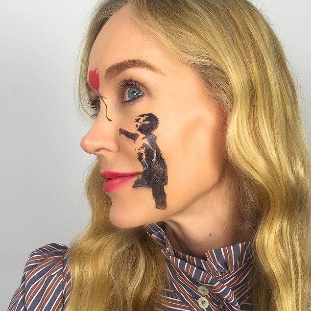 Makyaj Sanatçısı Ünlü Tabloları Yüzde Canlandırdı