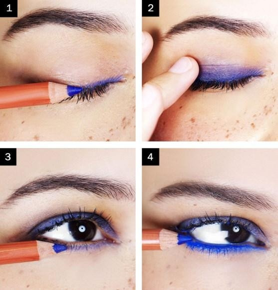 Lacivert Eyeliner Makyajı Nasıl Yapılır