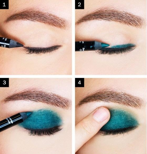 Koyu Yeşil Eyeliner Makyajı Nasıl Yapılır