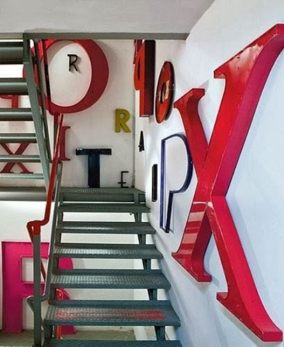 Tipografik ev aksesuarı tasarımları