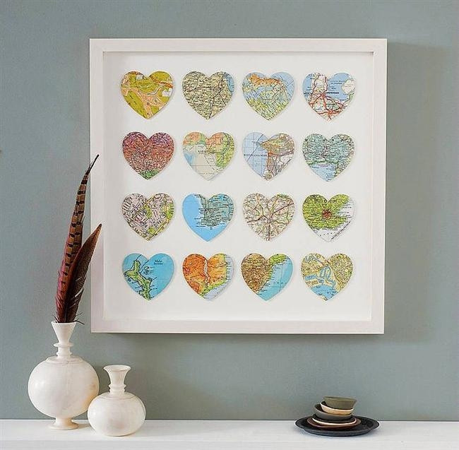 Duvarda Mini Kalpler