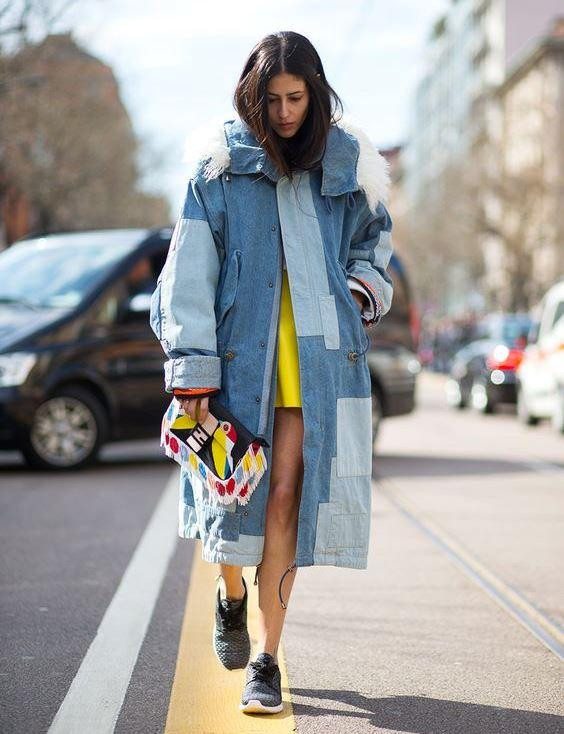 Spor Ayakkabı ve Kaban Kombin Önerileri