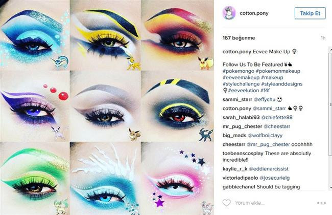 Pokemon Çılgınlığı Makyaja da Bulaştı