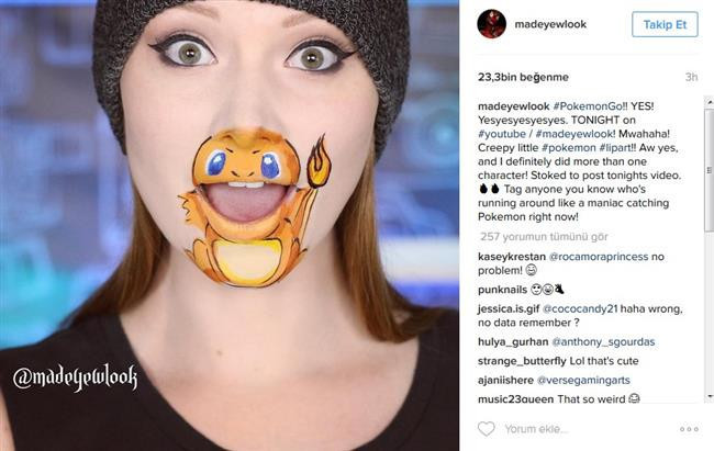 Pokemon Çılgınlığı Makyaja da Bulaştı