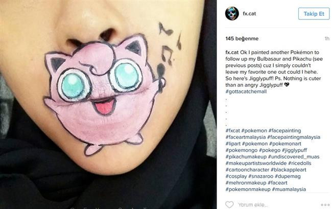 Pokemon Çılgınlığı Makyaja da Bulaştı