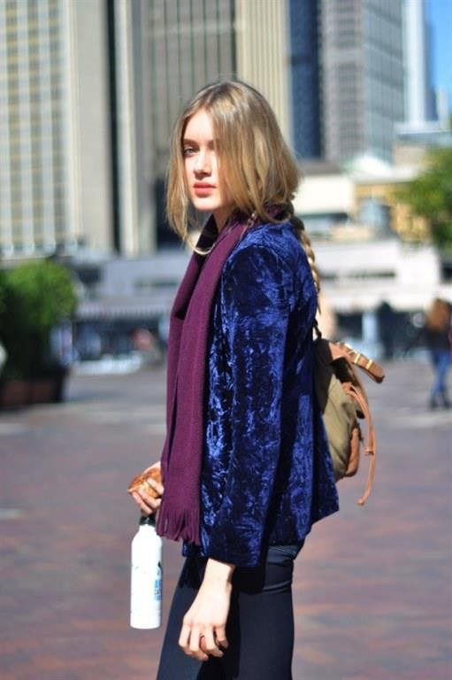 Sezonun Trendi Kadife Kıyafetler