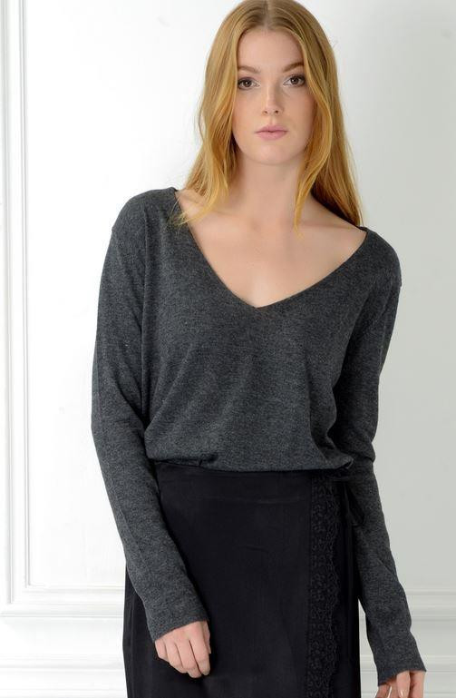 Elma Vücut Şekli İçin Kazak: V Yaka Kazaklar Elma Vücut Şekli İçin Kazak: V Yaka Kazaklar