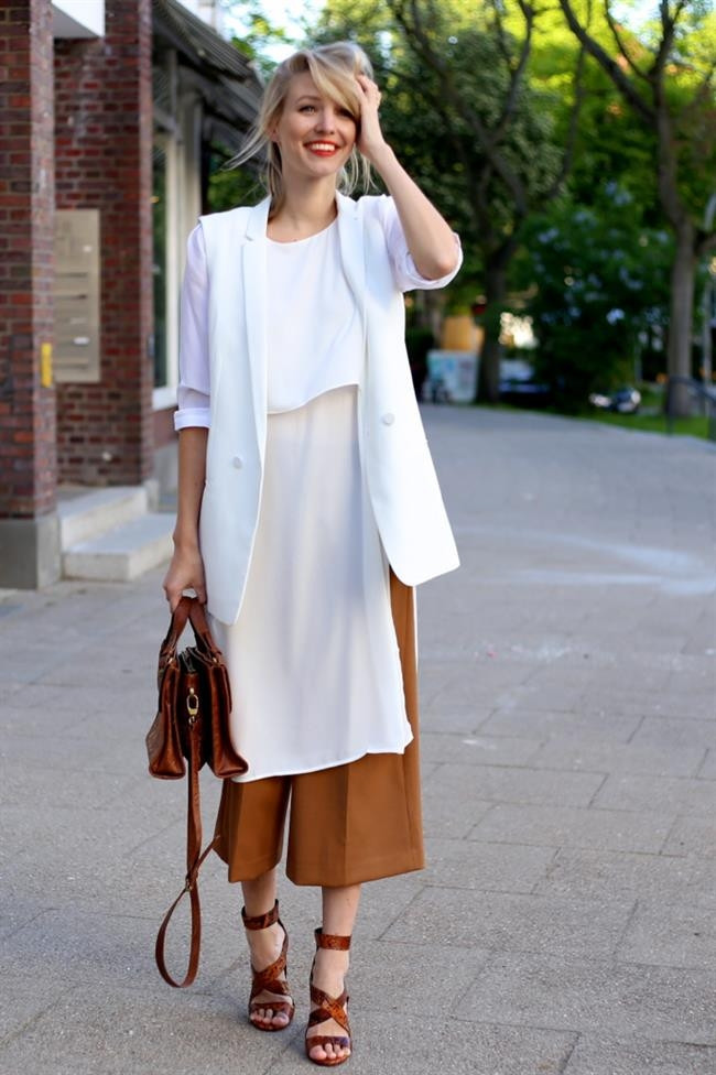 2. Culottes Pantolon- Topuklu Sandalet