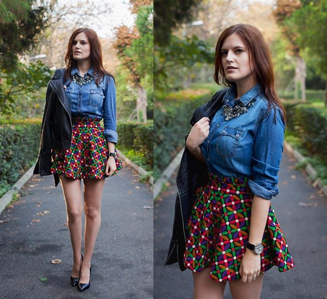 3. Kloş Etek- Stiletto