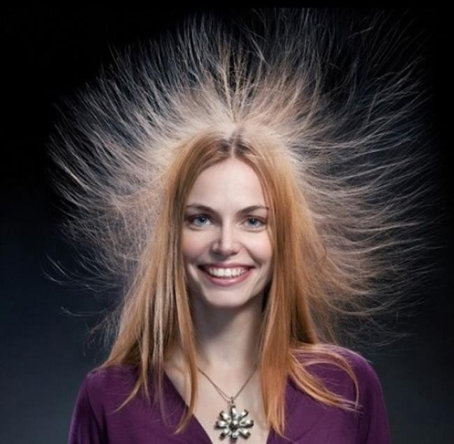 6-Saçtaki elektriklenmeyi önler