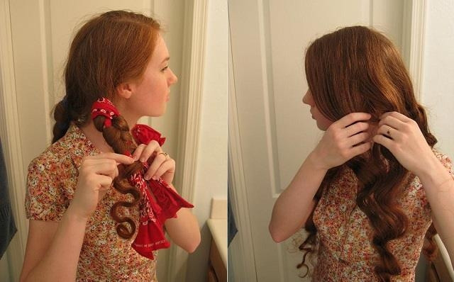 2. Bandana İle Dalgalı Saçlar 2. Bandana İle Dalgalı Saçlar