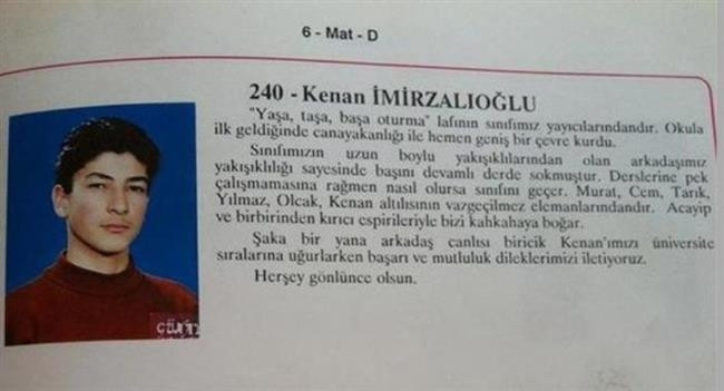 Ünlülerin Okul Yıllıkları Ünlülerin Okul Yıllıkları