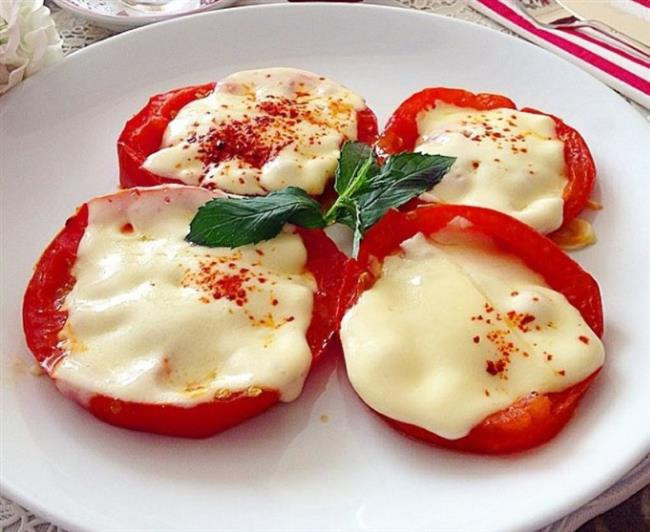 Kaşarlı Domates Dolması Kaşarlı Domates Dolması