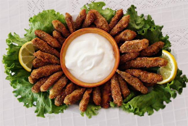 Bamya Kızartması Bamya Kızartması