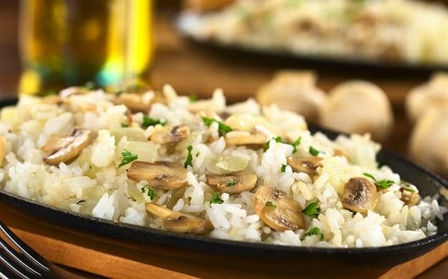 Mantarlı Pirinç Pilavı