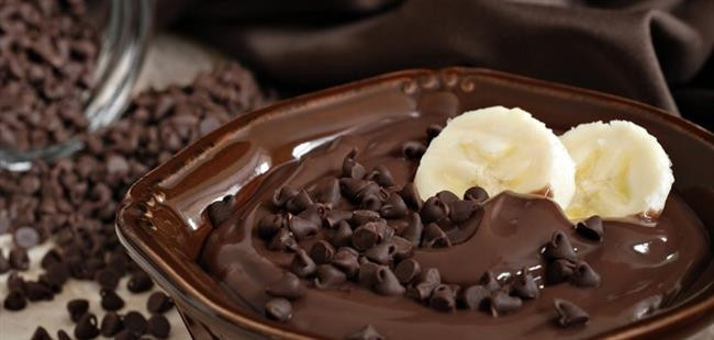 Muzlu Bitter Çikolatalı Puding