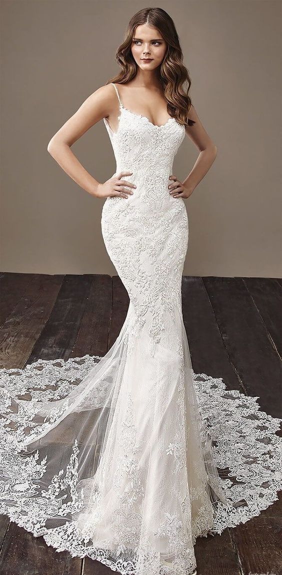 En Güzel Balık Model Gelinlikler
