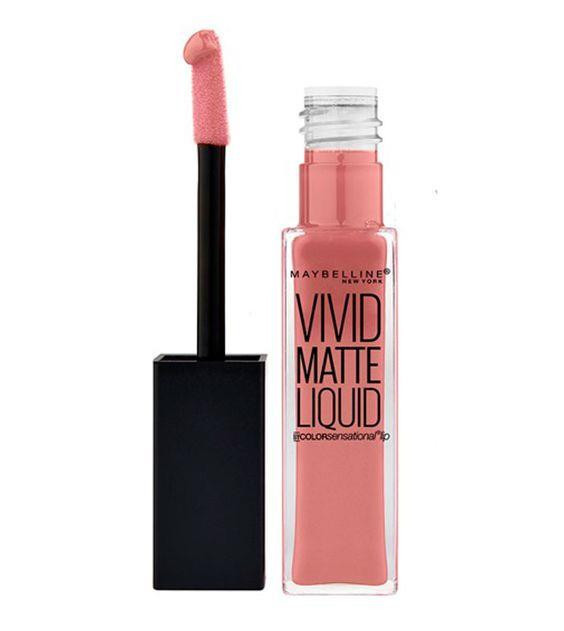 Maybelline New York Color Sensational Vivid Matte Mat Likit Ruj-50 Nude Thrill