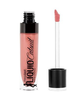 Wet N Wild MegaLast Liquid Catsuit Matte Lipstick-Nudist Peach