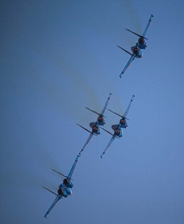 Rus pilotlardan TEKNOFESTte nefes kesen gösteri