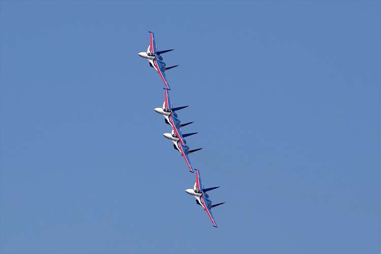 Rus pilotlardan TEKNOFESTte nefes kesen gösteri
