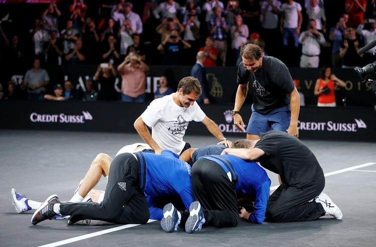 Laver Cupta tarihi an Rüzgar terse döndü, Federer ile Nadal...