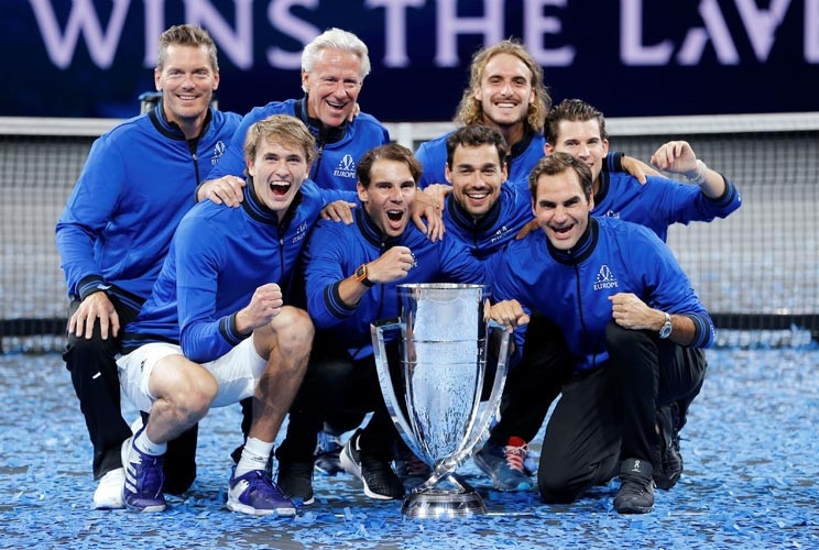 Laver Cupta tarihi an Rüzgar terse döndü, Federer ile Nadal...