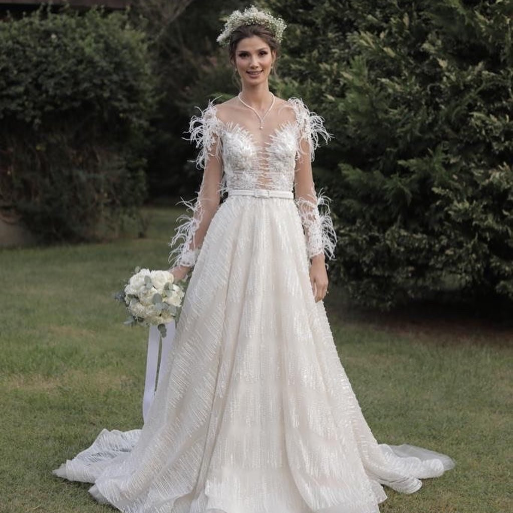 Model Gizem Kayalı ile Murat Binici evlendi