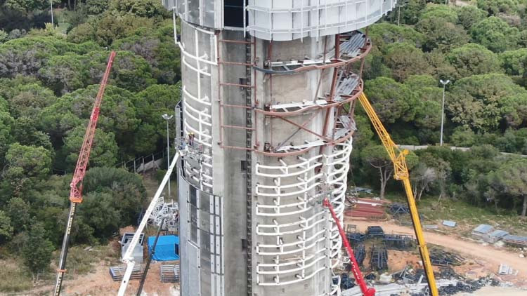 İstanbulun sembolü olacak Çamlıca Kulesinde sona yaklaşılıyor İstanbulun sembolü olacak Çamlıca Kulesinde sona yaklaşılıyor